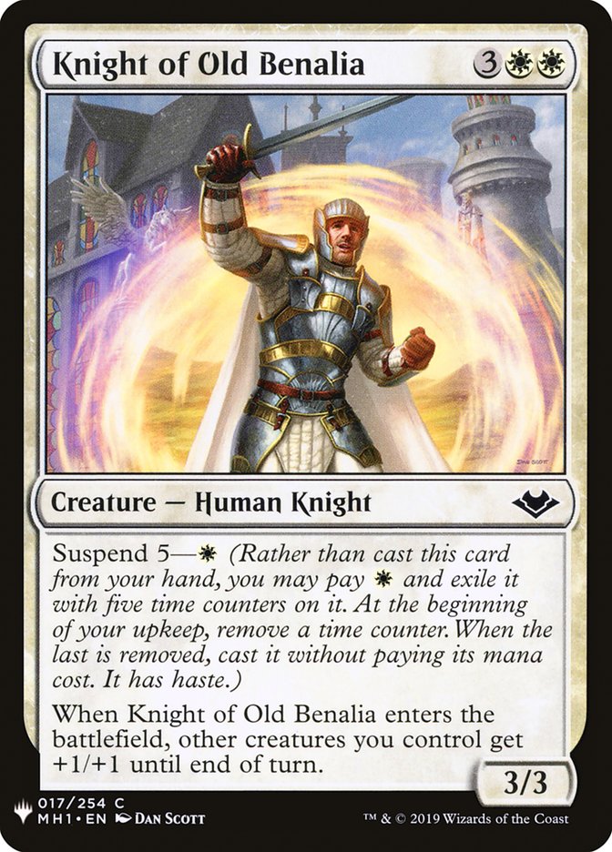 Knight of Old Benalia [Mystery Booster] | Yard's Games Ltd