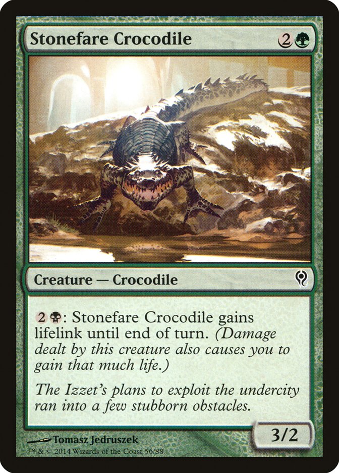 Stonefare Crocodile [Duel Decks: Jace vs. Vraska] | Yard's Games Ltd