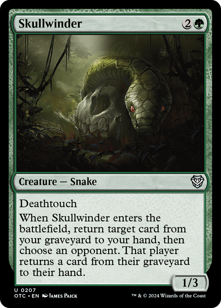 Skullwinder [Outlaws of Thunder Junction Commander] | Yard's Games Ltd