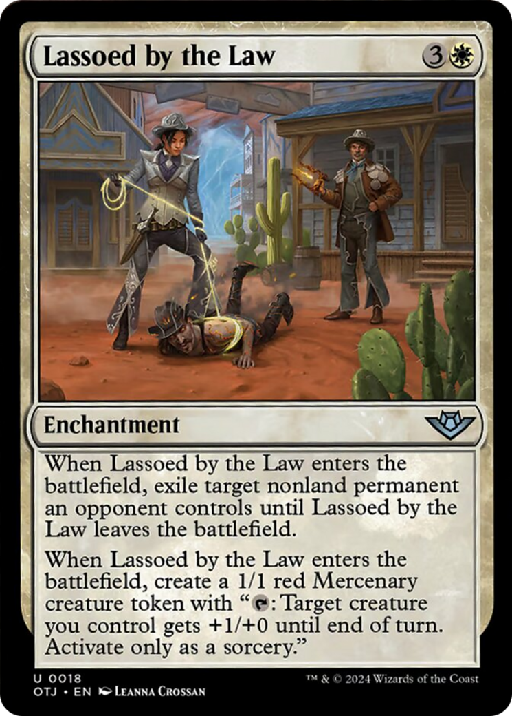 Lassoed by the Law [Outlaws of Thunder Junction] | Yard's Games Ltd