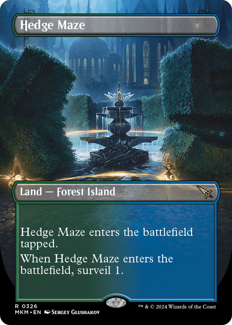 Hedge Maze (Borderless) [Murders at Karlov Manor] | Yard's Games Ltd