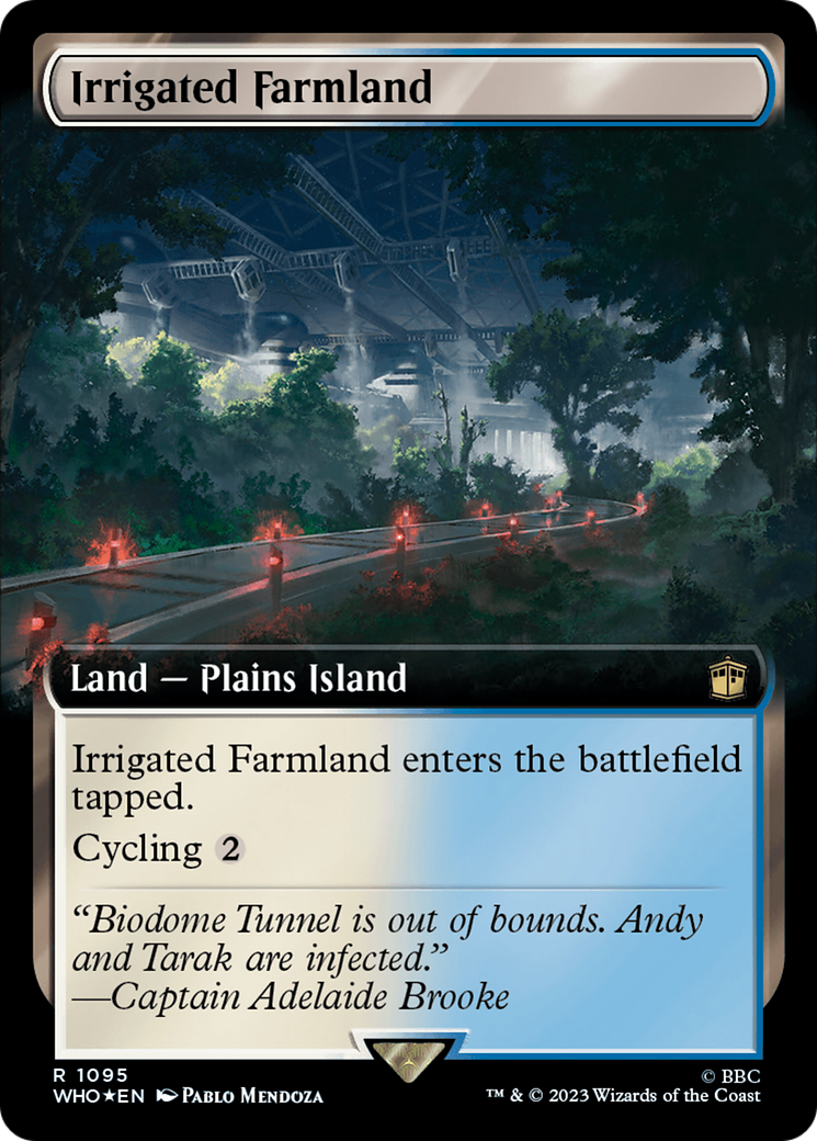 Irrigated Farmland (Extended Art) (Surge Foil) [Doctor Who] | Yard's Games Ltd