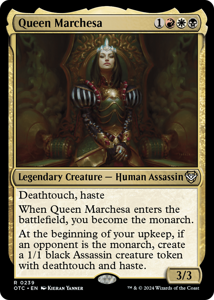 Queen Marchesa [Outlaws of Thunder Junction Commander] | Yard's Games Ltd