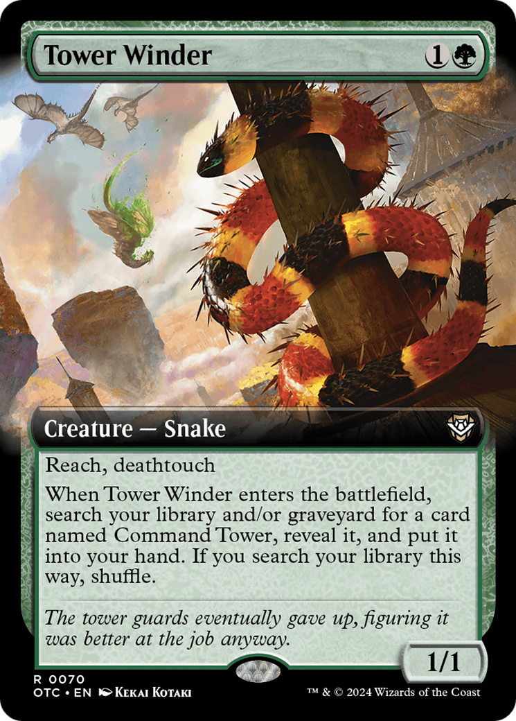 Tower Winder (Extended Art) [Outlaws of Thunder Junction Commander] | Yard's Games Ltd