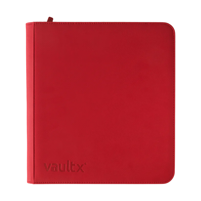 Vault X - 12-Pocket Zip Binder XL -  Fire Red | Yard's Games Ltd