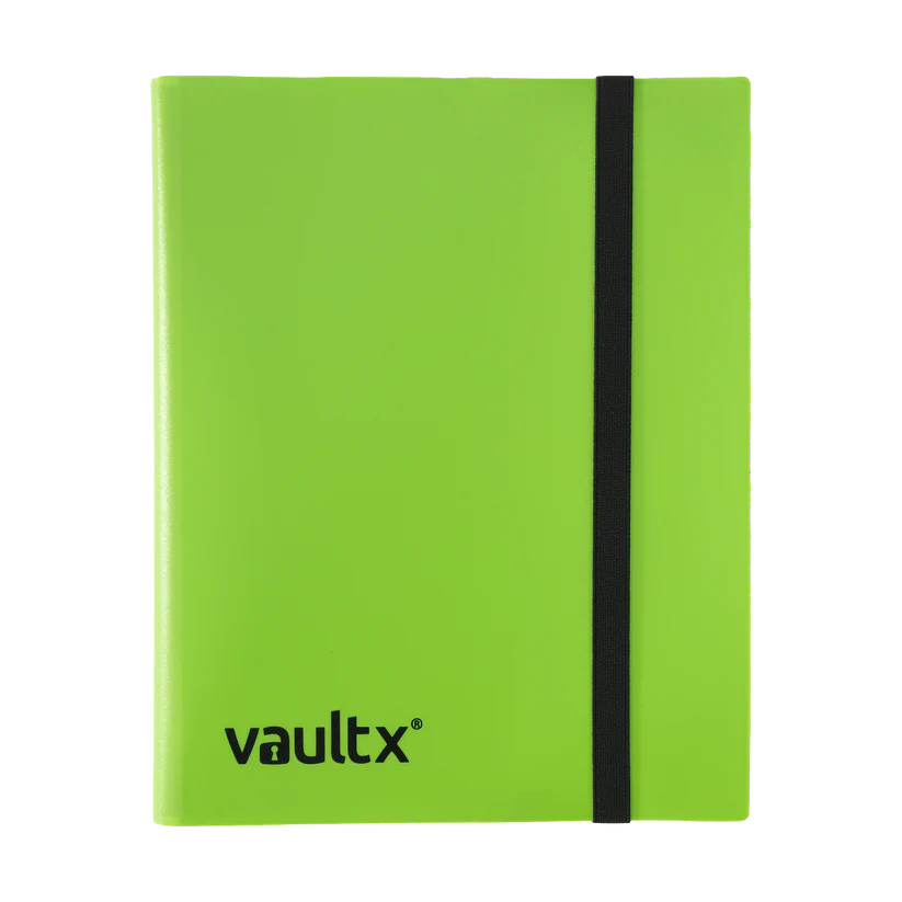 Vault X - 9- Pocket Strap Binder - Green | Yard's Games Ltd