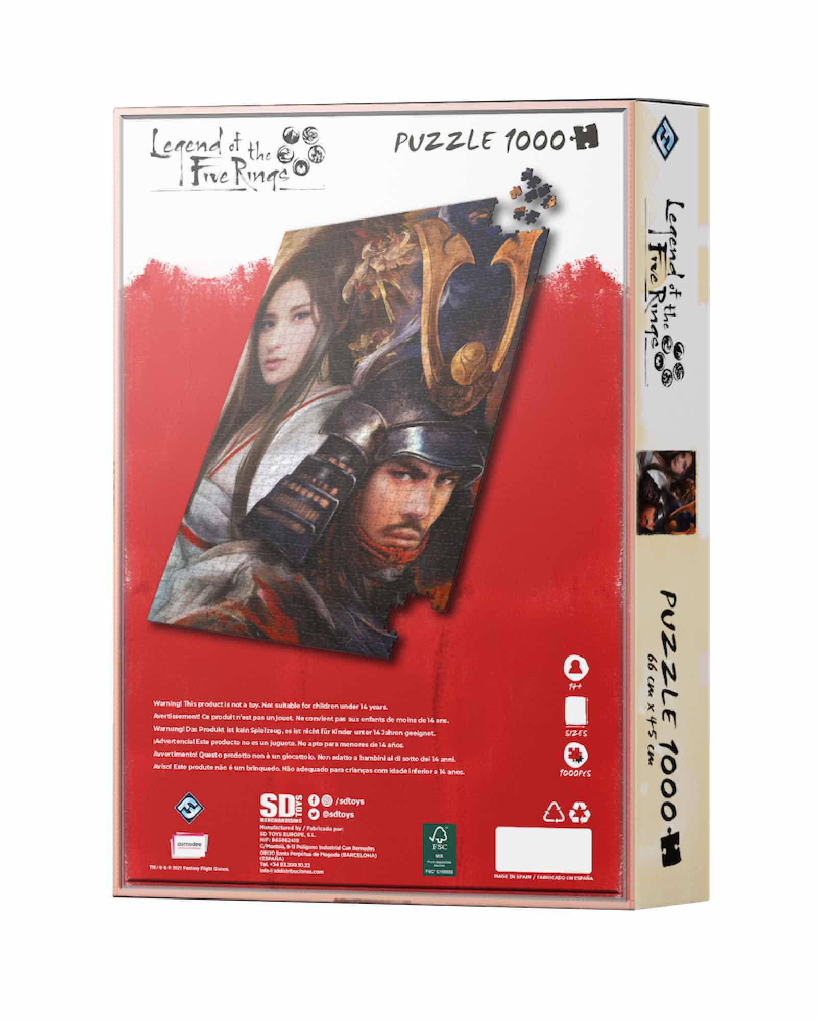 Legend of the Five Rings Jigsaw Puzzle (1000 Pieces) [New] | Yard's Games Ltd