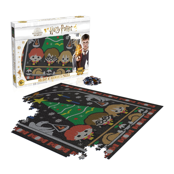 Harry Potter Holiday at Hogwarts Jigsaw Puzzle (1000 Pieces) [New]