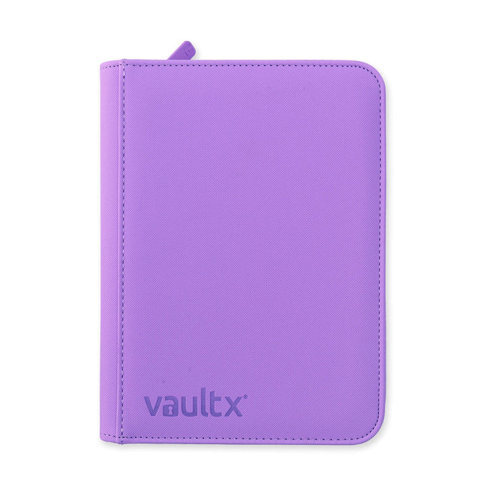 Vault X - 4-Pocket Zip Binder - Purple