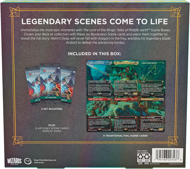 The Lord of the Rings: Tales of Middle-Earth Scene Box (Aragorn at Helm's Deep)