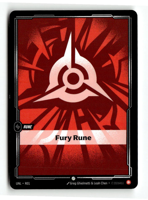 Fury Rune | Near Mint / English / Normal