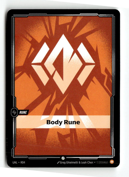 Body Rune | Near Mint / English / Normal