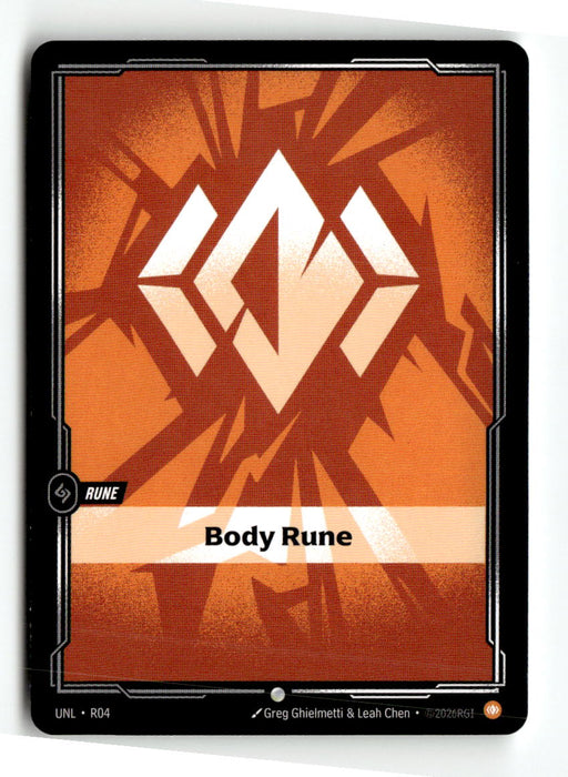 Body Rune | Near Mint / English / Normal