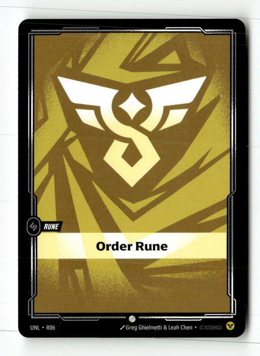 Order Rune