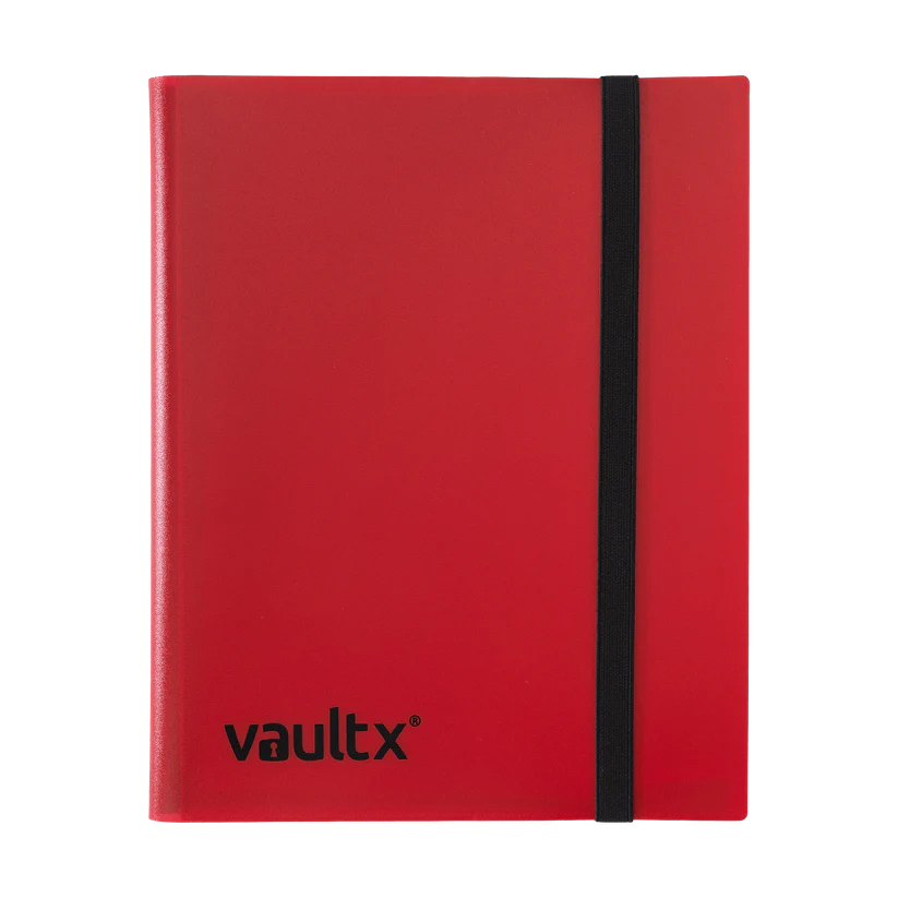 Vault X - 9-Pocket Strap Binder - Red | Yard's Games Ltd
