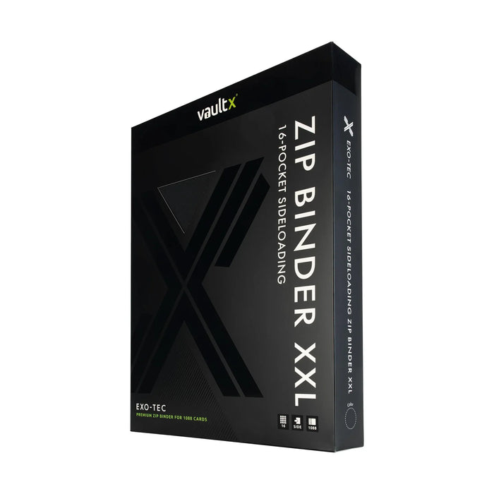 Vault X - 16-Pocket Zip Binder XXL - Black - Click and Collect Only