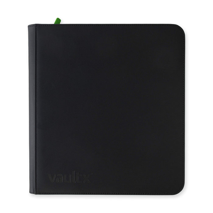 Vault X - 12-Pocket Zip Binder - Black