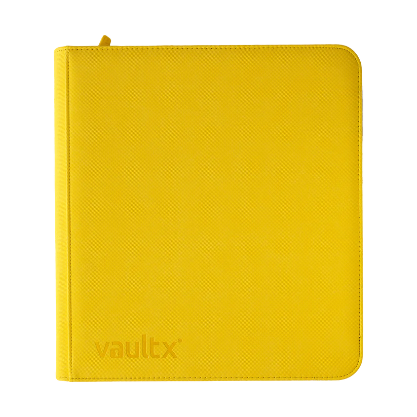 Vault X - 12-Pocket Zip Binder XL -  Sunrise Yellow | Yard's Games Ltd