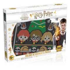 Harry Potter Holiday at Hogwarts Jigsaw Puzzle (1000 Pieces) [New] | Yard's Games Ltd