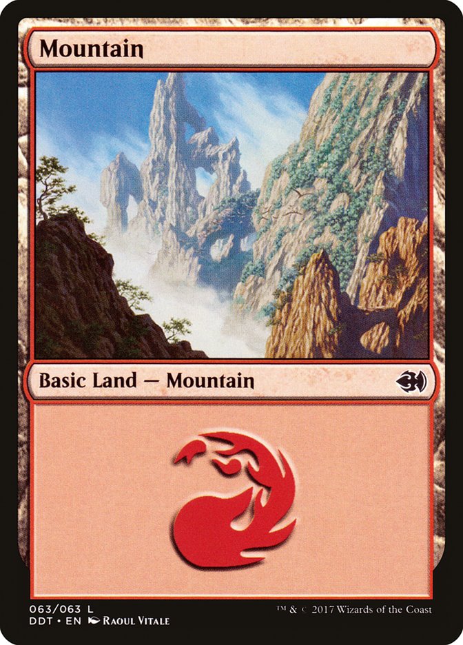 Mountain (63) [Duel Decks: Merfolk vs. Goblins] | Yard's Games Ltd