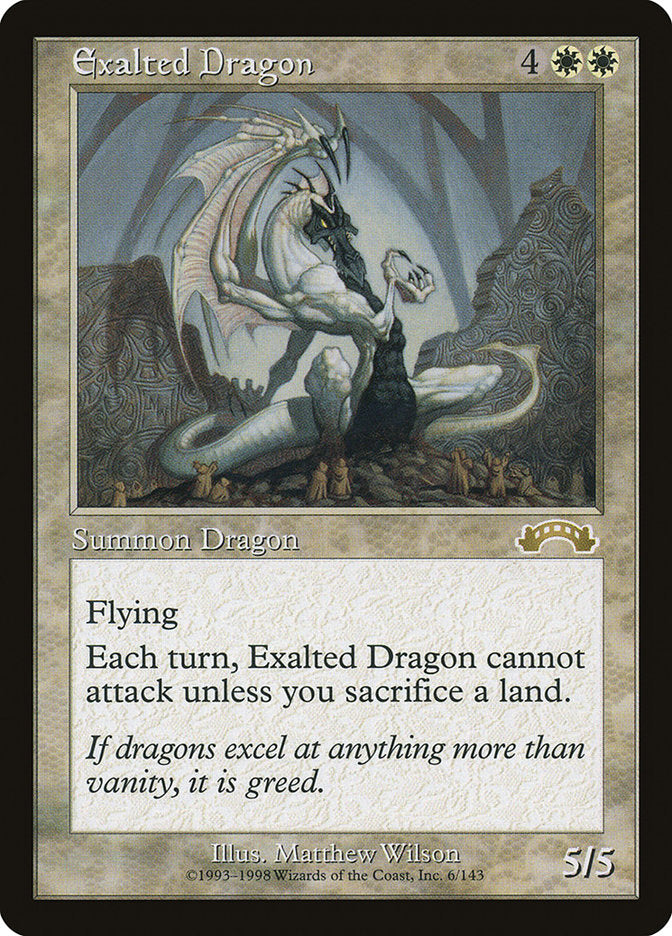 Exalted Dragon [Exodus] | Yard's Games Ltd