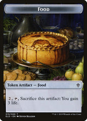 Rat // Food (15) Double-Sided Token [Throne of Eldraine Tokens] | Yard's Games Ltd