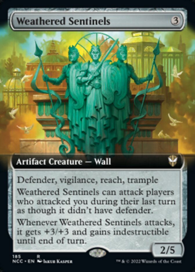 Weathered Sentinels (Extended Art) [Streets of New Capenna Commander] | Yard's Games Ltd