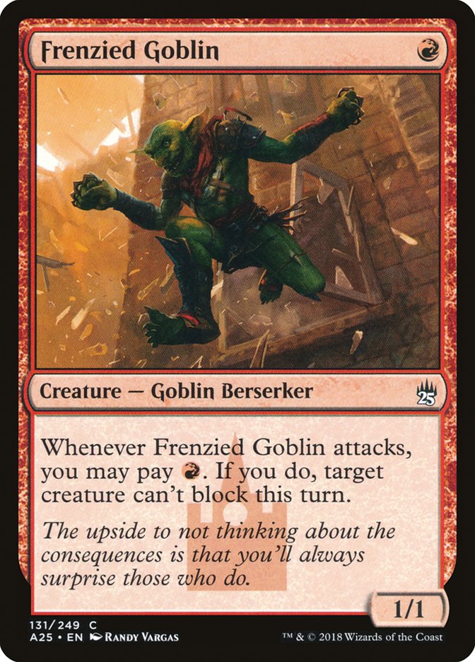 Frenzied Goblin [Masters 25] | Yard's Games Ltd