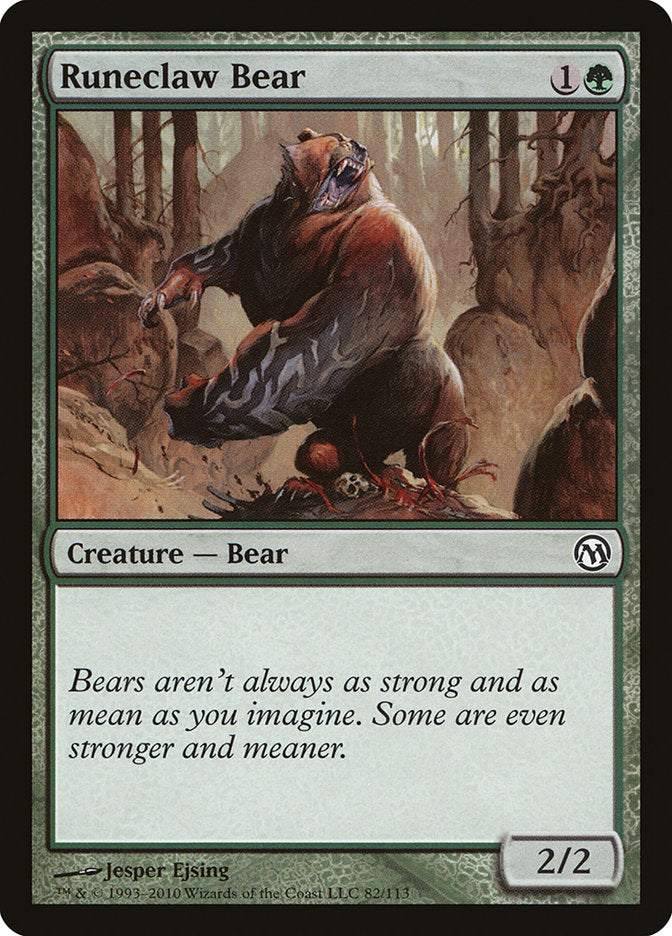 Runeclaw Bear [Duels of the Planeswalkers] | Yard's Games Ltd