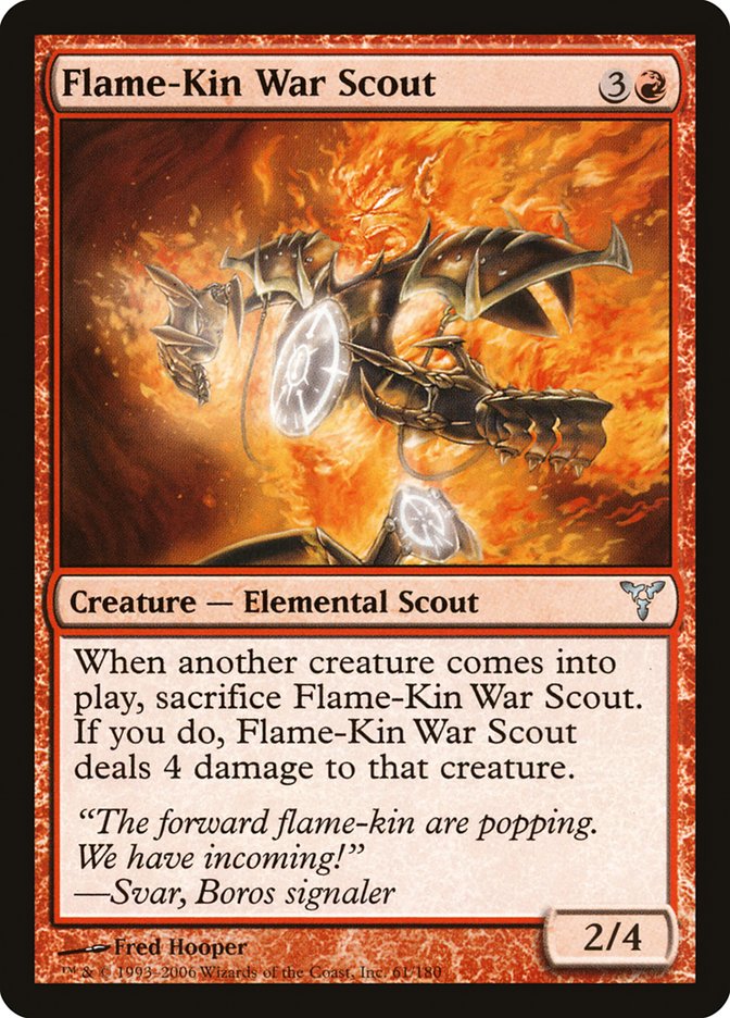 Flame-Kin War Scout [Dissension] | Yard's Games Ltd