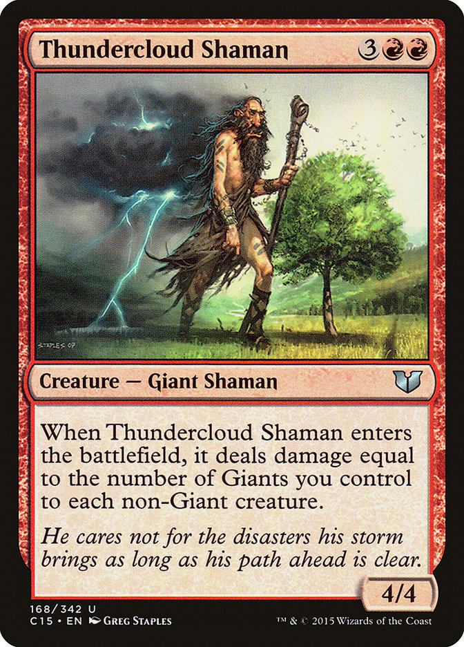 Thundercloud Shaman [Commander 2015] | Yard's Games Ltd