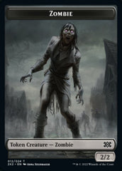 Zombie // Soldier Double-Sided Token [Double Masters 2022 Tokens] | Yard's Games Ltd