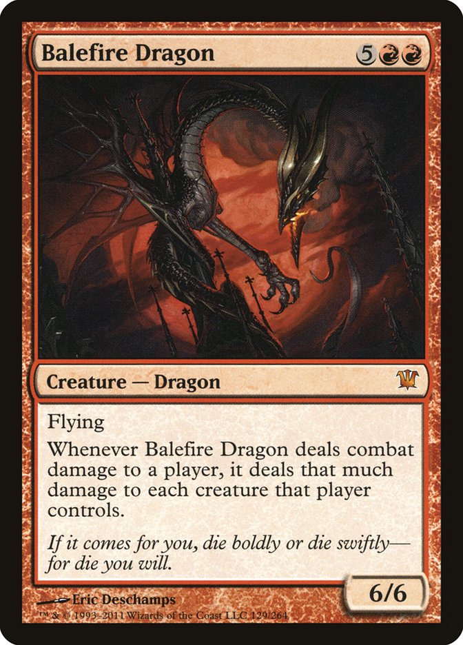 Balefire Dragon [Innistrad] | Yard's Games Ltd