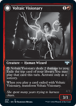 Voltaic Visionary // Volt-Charged Berserker [Innistrad: Double Feature] | Yard's Games Ltd