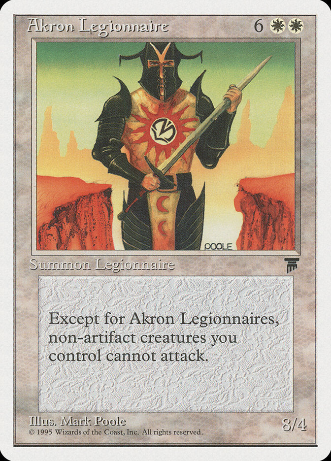 Akron Legionnaire [Chronicles] | Yard's Games Ltd