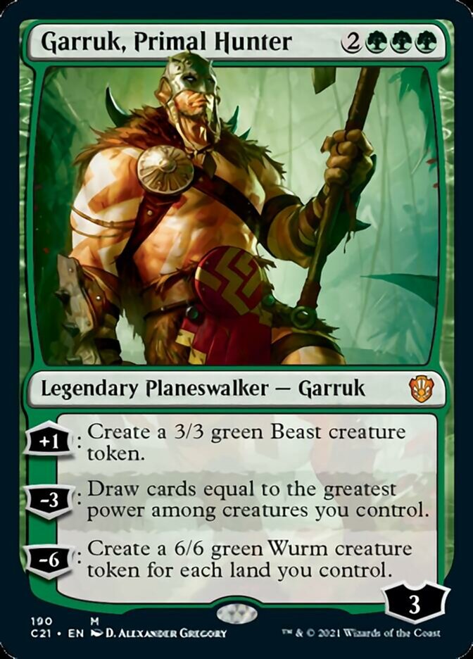 Garruk, Primal Hunter [Commander 2021] | Yard's Games Ltd