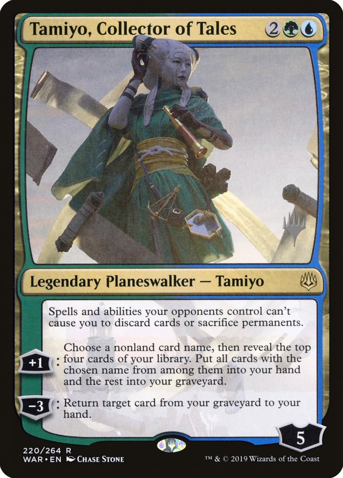 Tamiyo, Collector of Tales (Promo Pack) [War of the Spark Promos] | Yard's Games Ltd
