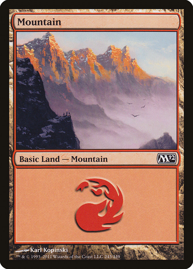 Mountain (243) [Magic 2012] | Yard's Games Ltd