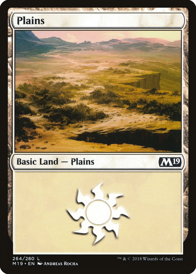 Plains (264) [Core Set 2019] | Yard's Games Ltd