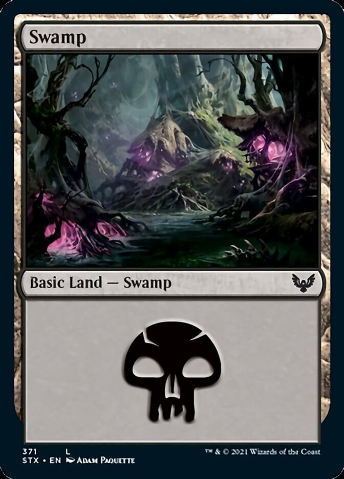 Swamp (371) [Strixhaven: School of Mages] | Yard's Games Ltd
