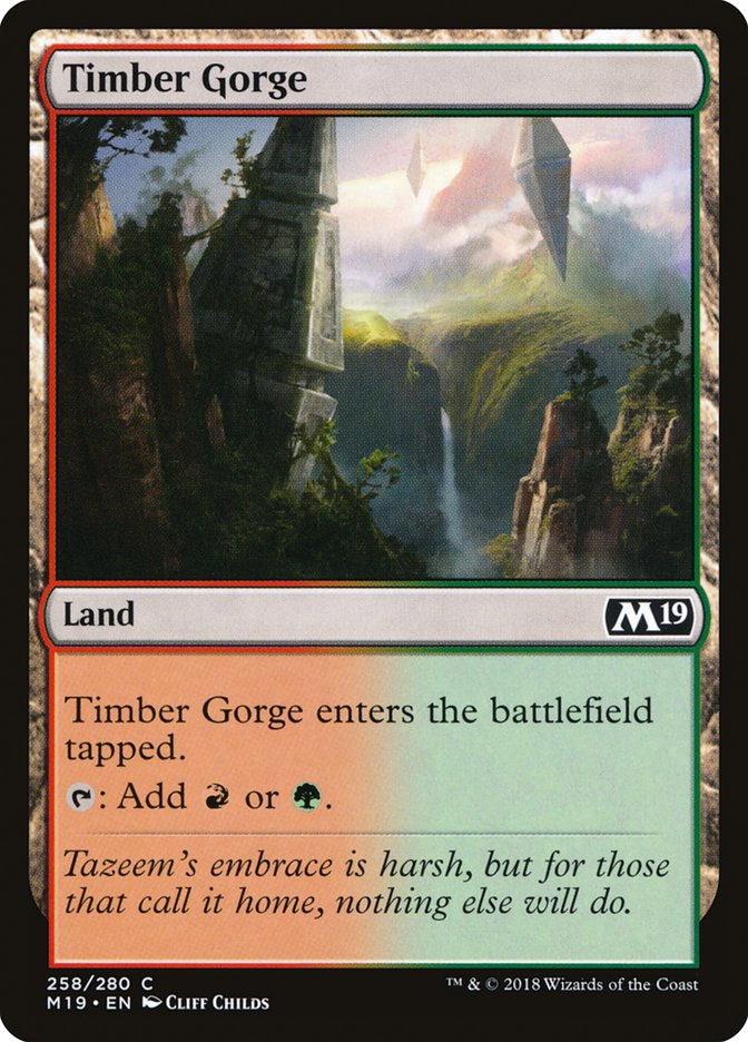 Timber Gorge [Core Set 2019] | Yard's Games Ltd