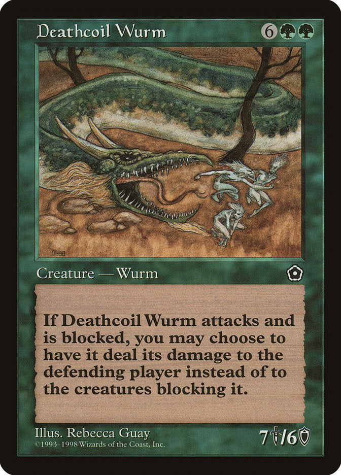 Deathcoil Wurm [Portal Second Age] | Yard's Games Ltd