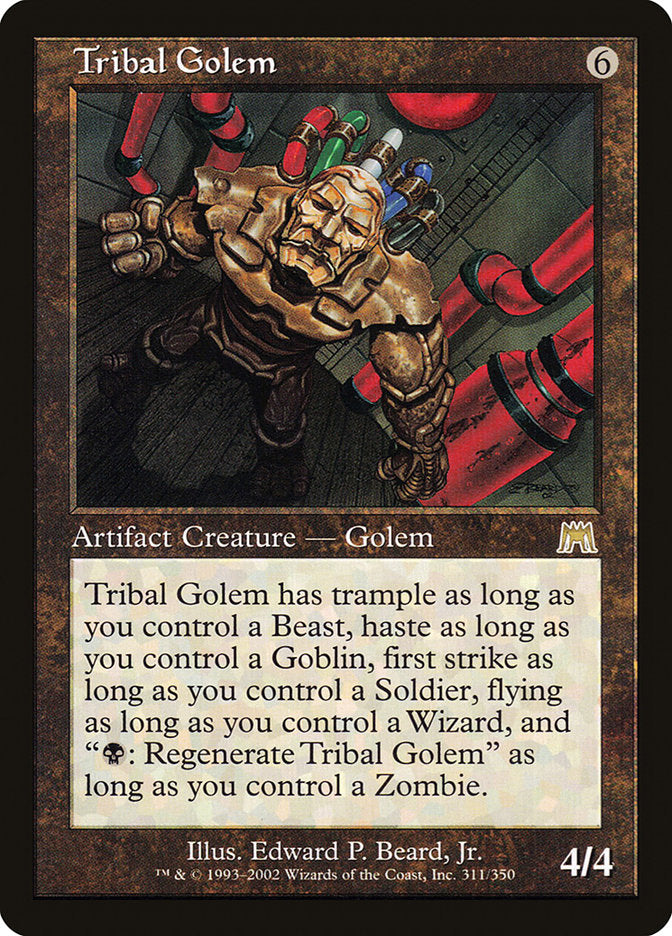 Tribal Golem [Onslaught] | Yard's Games Ltd