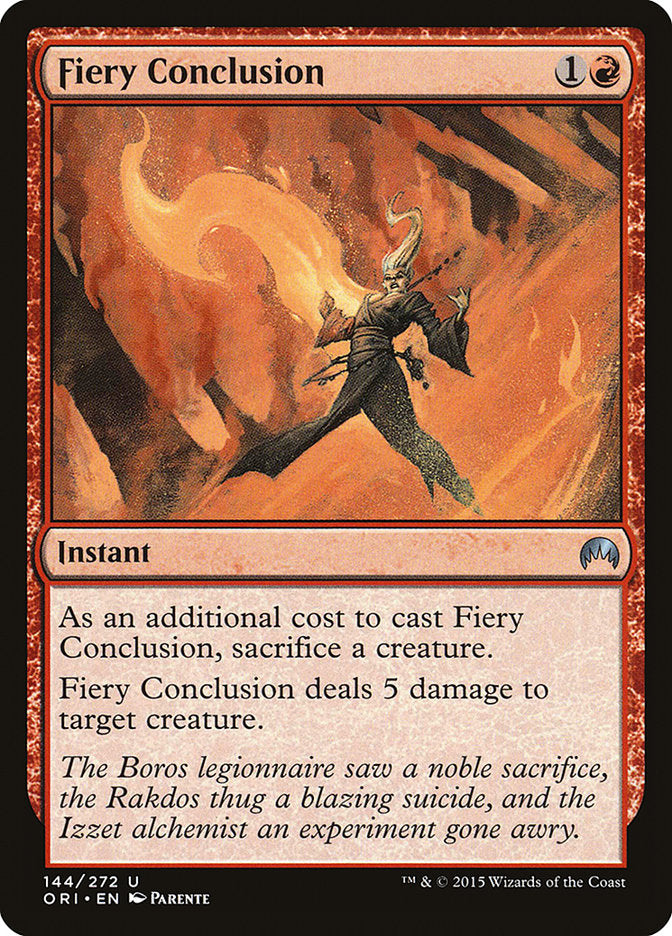 Fiery Conclusion [Magic Origins] | Yard's Games Ltd