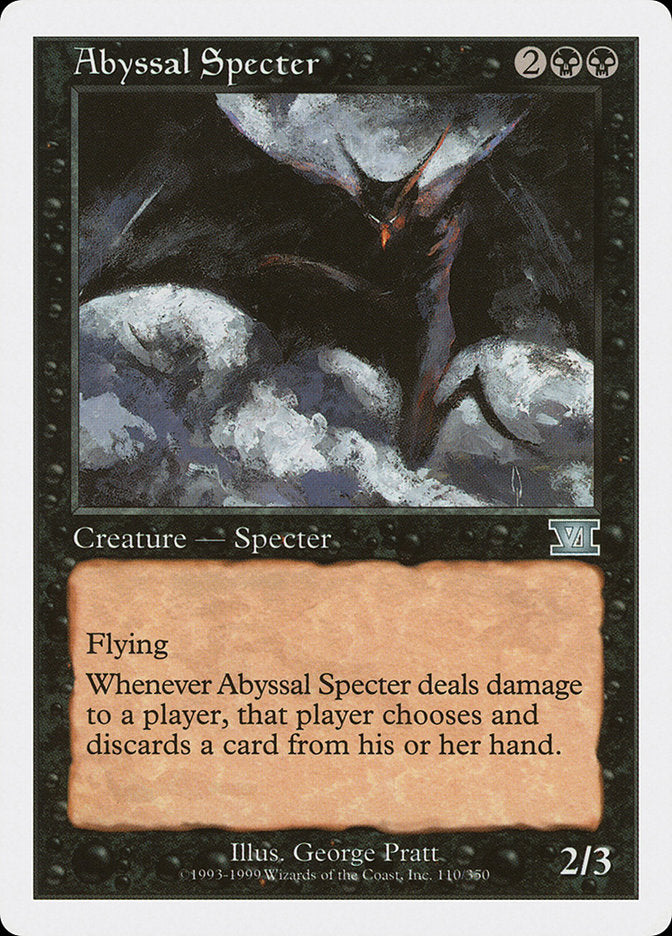 Abyssal Specter [Classic Sixth Edition] | Yard's Games Ltd