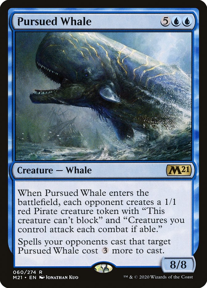 Pursued Whale [Core Set 2021] | Yard's Games Ltd