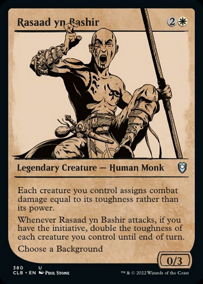 Rasaad yn Bashir (Showcase) [Commander Legends: Battle for Baldur's Gate] | Yard's Games Ltd