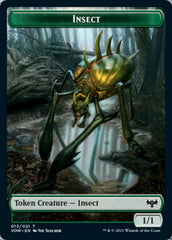 Insect // Slug Double-Sided Token [Innistrad: Crimson Vow Tokens] | Yard's Games Ltd