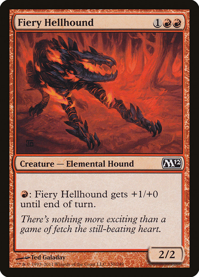 Fiery Hellhound [Magic 2012] | Yard's Games Ltd