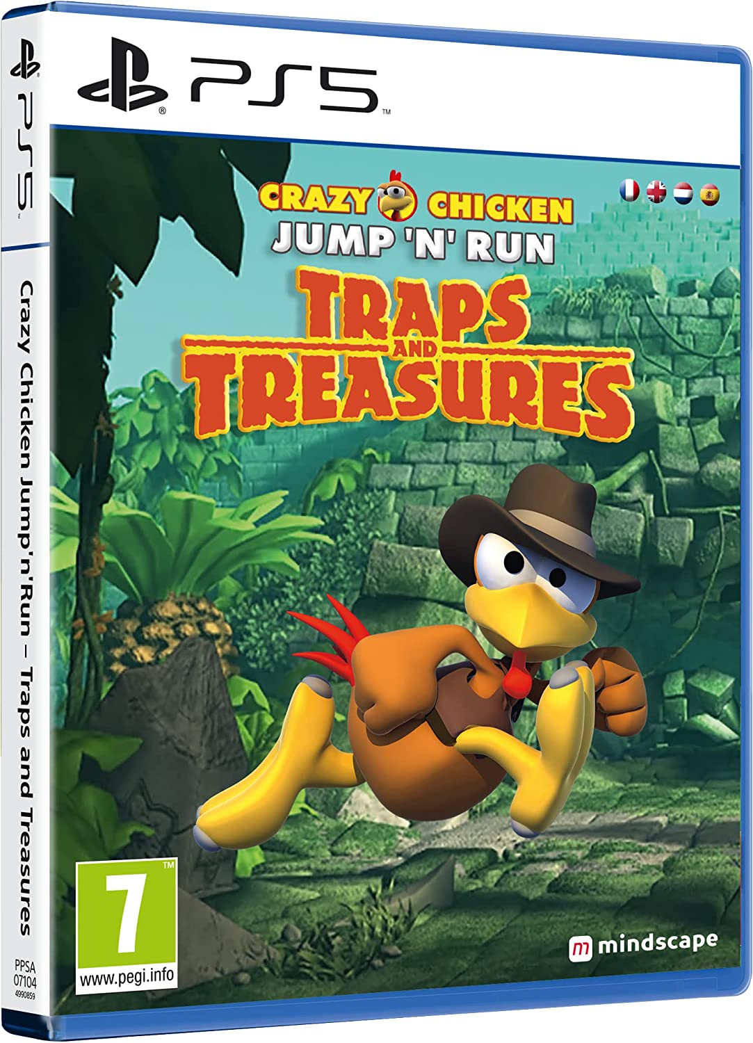 Crazy Chicken Jump'n'Run - Traps and Treasures - PS5 [New] | Yard's Games Ltd
